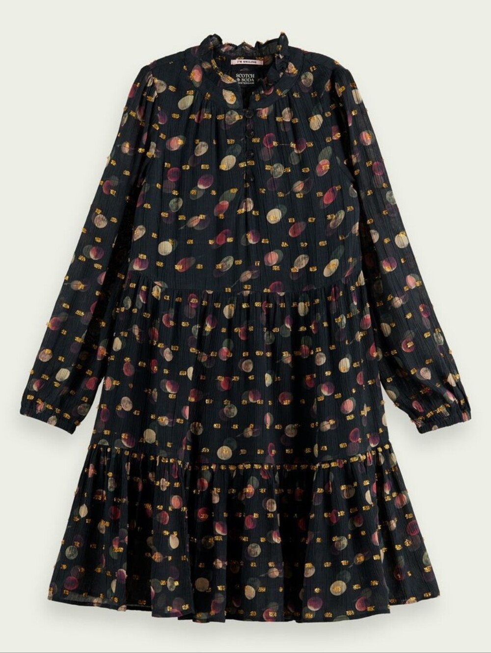 EUC Scotch & Soda Girls Long Sleeve dress size 12years